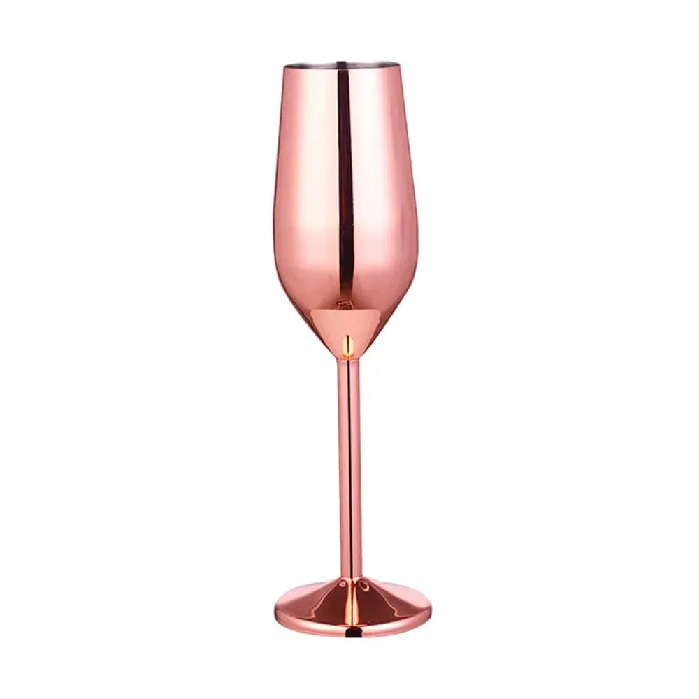 Luxury Metal Wine Glass