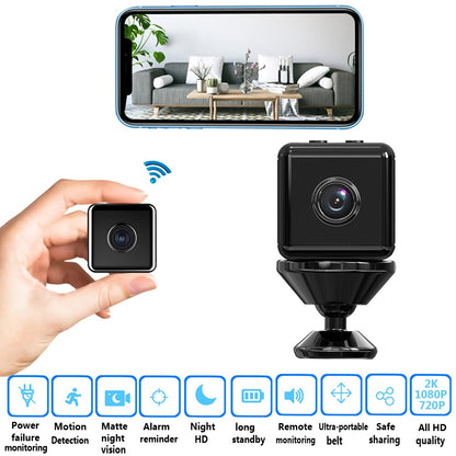 2K WiFi Security Camera – Indoor Motion Detection Cam with Infrared Night Vision