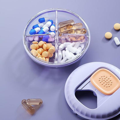 Compact Portable Pill Box Container