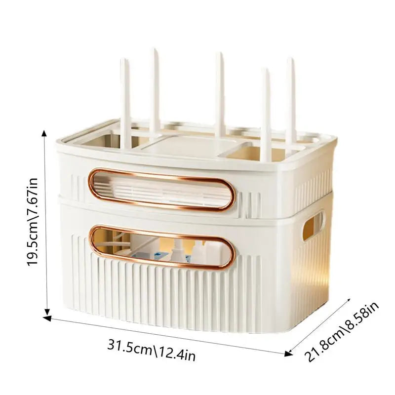 Protective Mesh Home Router Storage Container Box