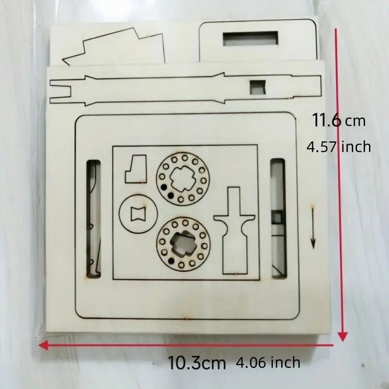 Creative Wooden Animation Kit DIY Desktop Toy