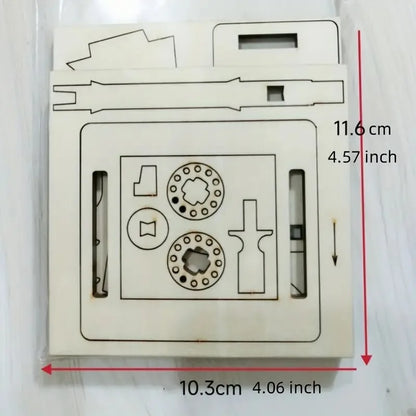 Creative Wooden Animation Kit DIY Desktop Toy