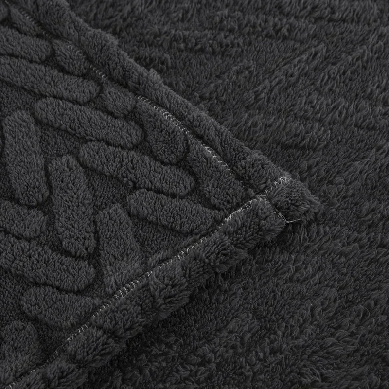 Warm Plush Fleece Throw Blanket for Winter