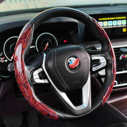 GripMaster | Anti-Slip Wooden Car Steering Wheel Cover