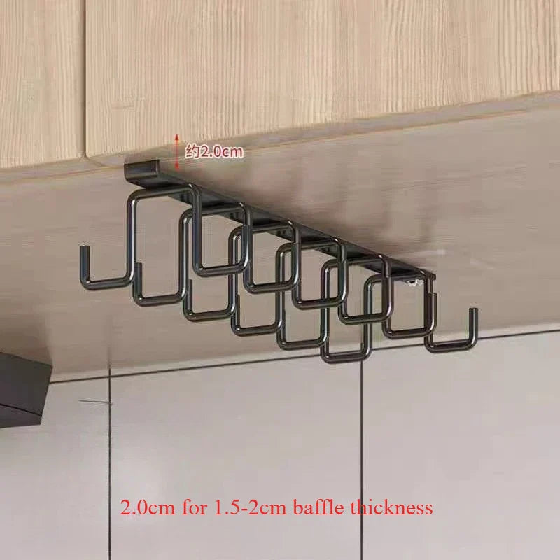 Sturdy Wall Mount Iron Hooks for Kitchen & Coat