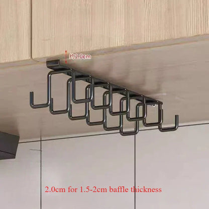 Sturdy Wall Mount Iron Hooks for Kitchen & Coat