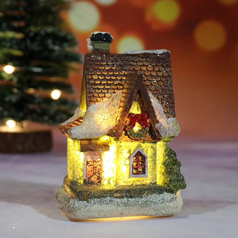 Colorful LED Christmas Home Decor Figurines