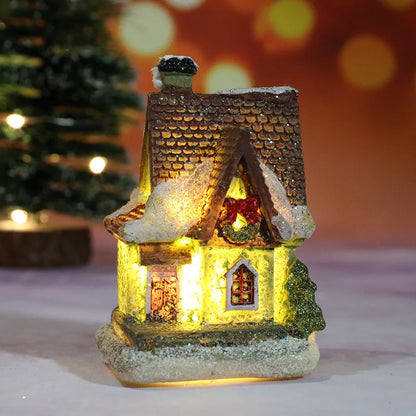 Colorful LED Christmas Home Decor Figurines