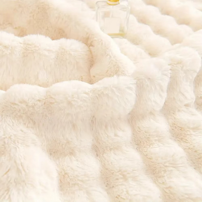 Soft Faux Fur Sofa Cover with Non Slip Bottom