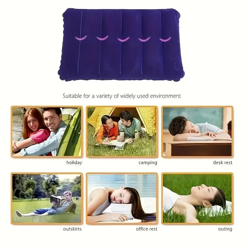 Portable Inflatable Neck Pillow for Travel