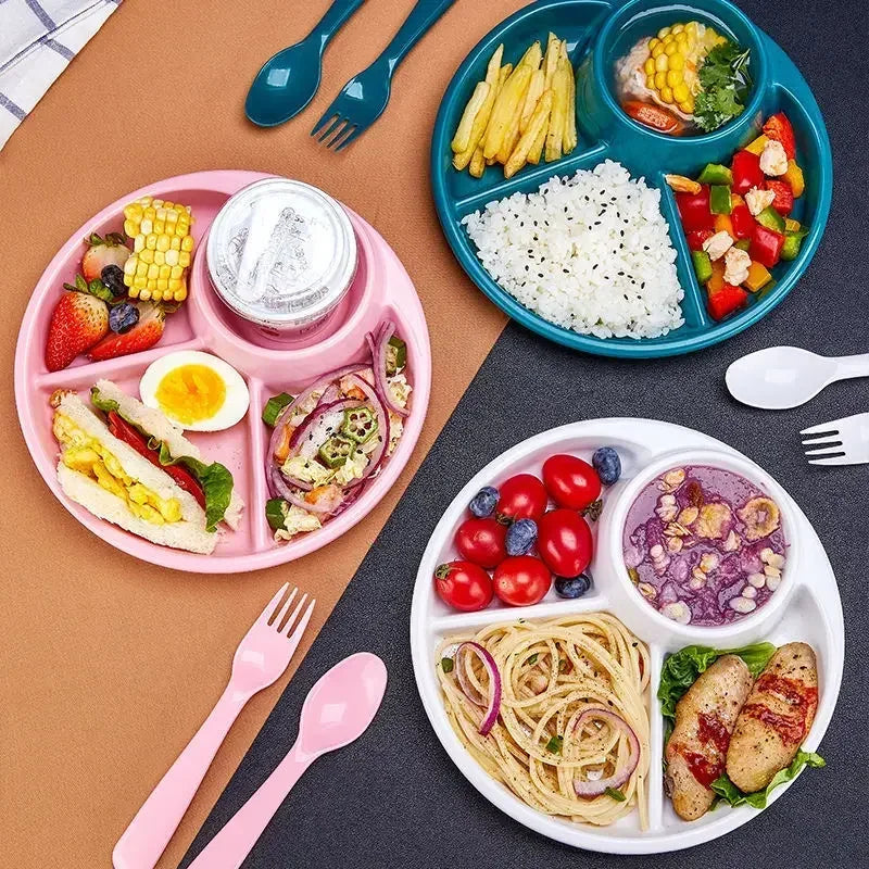 Healthy Sectioned Food Portion Control Plate