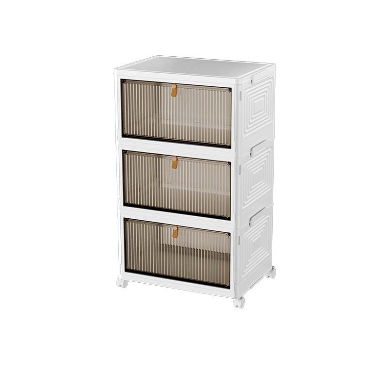 Clear Stackable Shoe Storage Rack