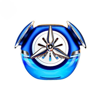 Car Air Freshener with Rotating Perfume Dispenser
