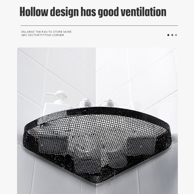 Space-Saving Shower Caddy Corner Shelf