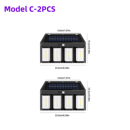 Outdoor Security LED Solar Wall Light