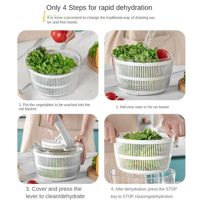 Quick Fresh Salad Spinner
