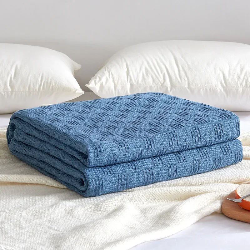 Soft Cotton Throw Blanket for Home Decor
