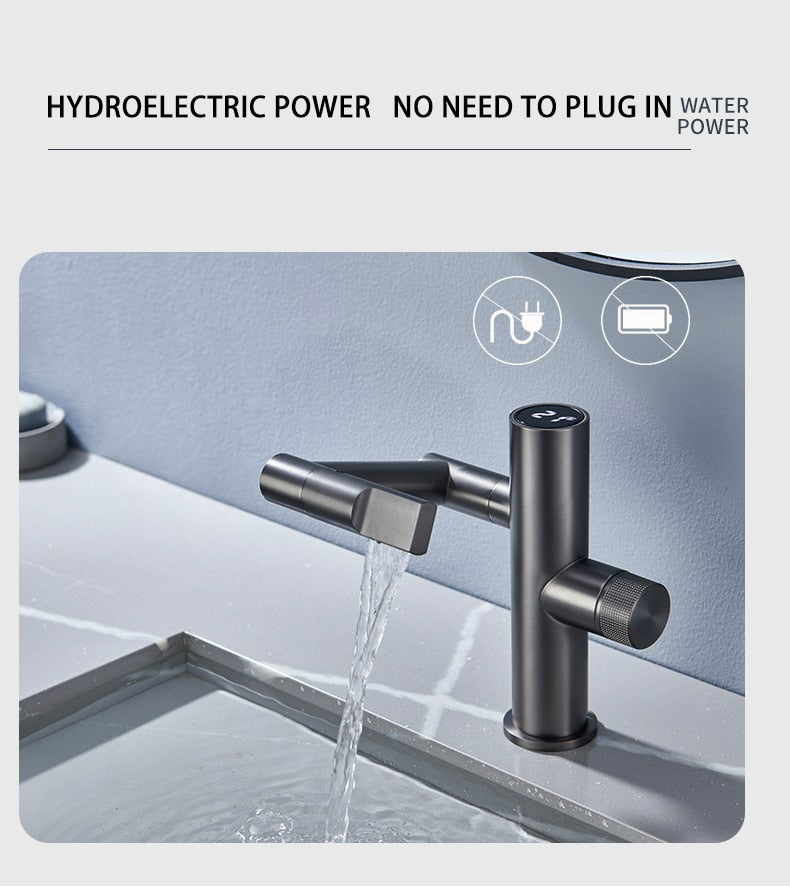 Contemporary Automatic Waterfall Kitchen Faucet