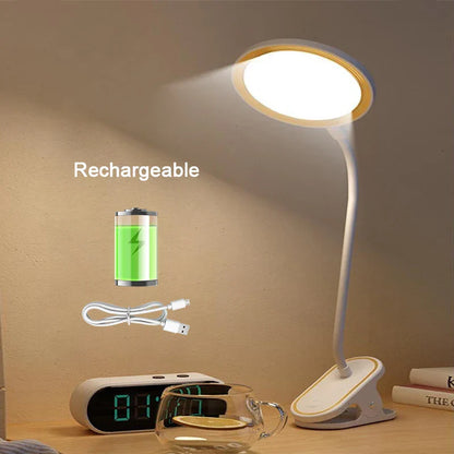 Portable LED Desk Lamp with Rechargeable Battery