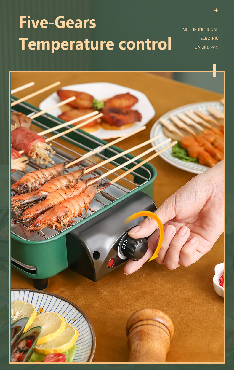 Non-Stick Compact Electric BBQ Grill