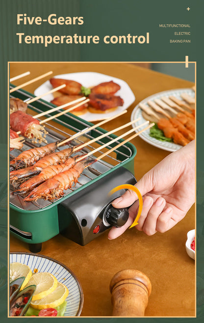 Non-Stick Compact Electric BBQ Grill