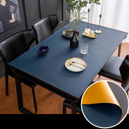 Simple Leather Dining Table Pad