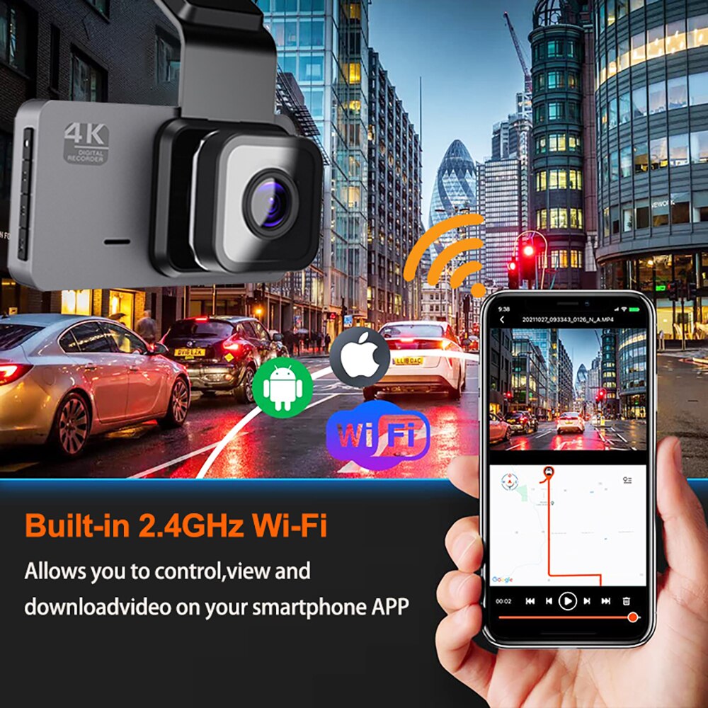 HD Car Dash Camera Parking Sensor Monitor