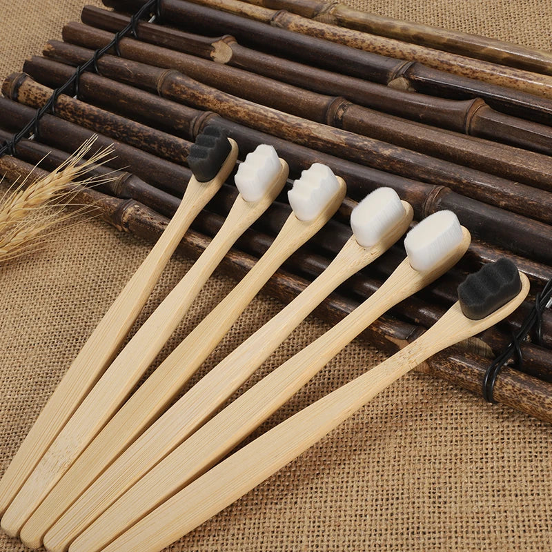 Gentle Bristle Eco Friendly Bamboo Toothbrush
