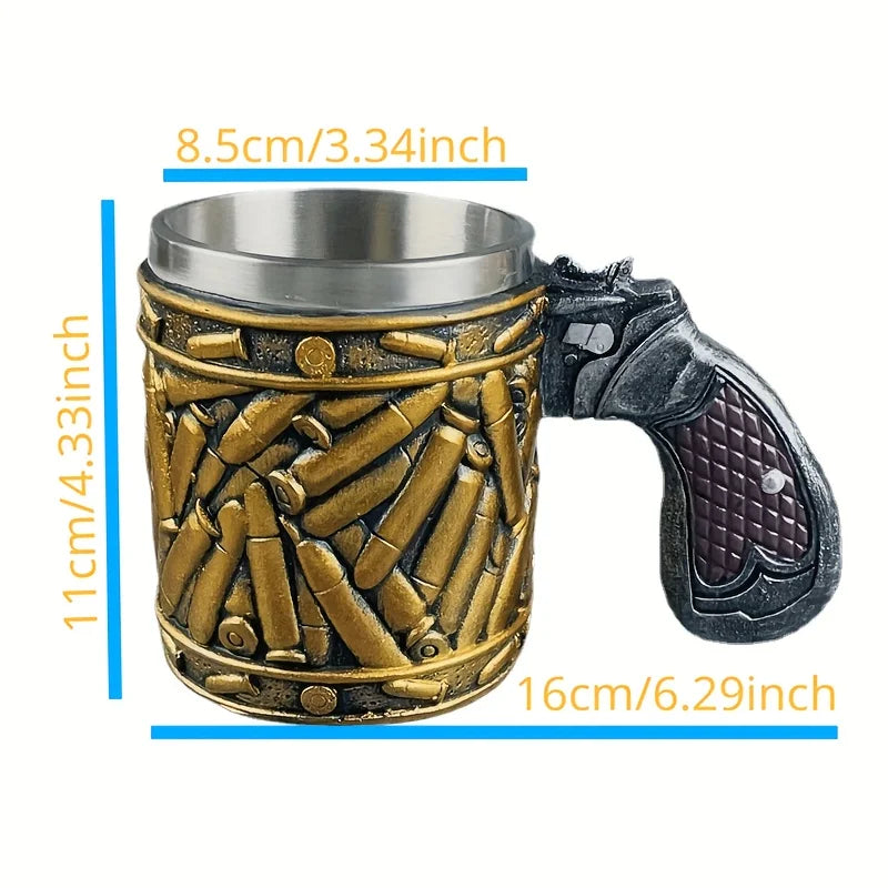 Tactical Gun Grip Bullet Mug