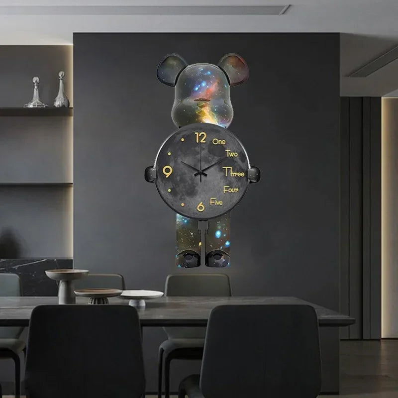 Bright Star Shaped LED Wall Clock