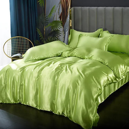 Soft Satin Bed Sheet Set