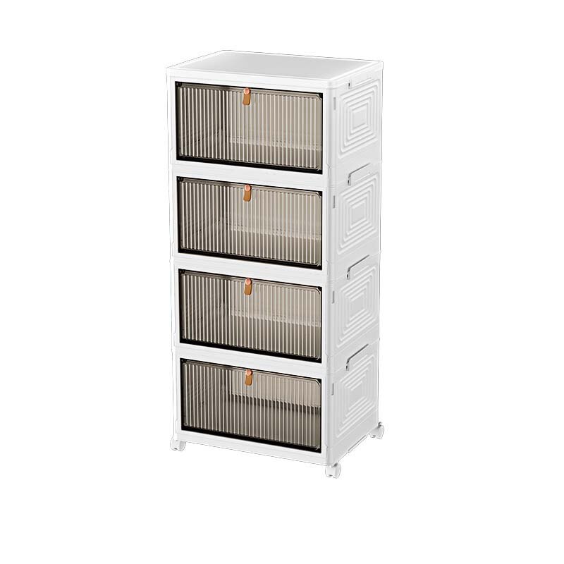 Clear Stackable Shoe Storage Rack