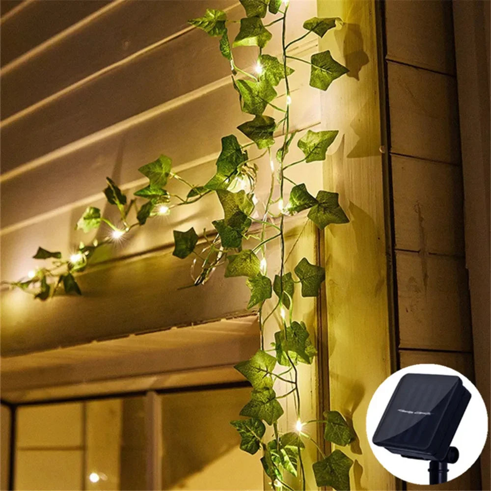 Outdoor Solar String Lights Warm White Garden Decor