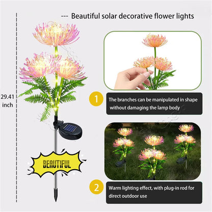 Colorful Solar Powered LED Garden Light