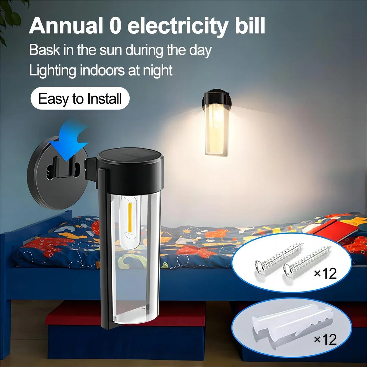 Bright Outdoor Solar Powered Garden Lights