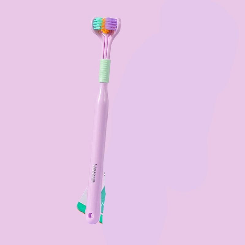 Gentle 3-Sided Toothbrush for Sensitive Teeth