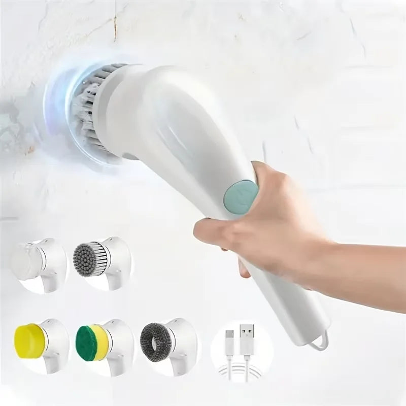 Powerful Cordless Bathroom Cleaner Scrubber