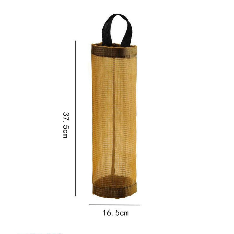 Space-Saving Plastic Bag Holder