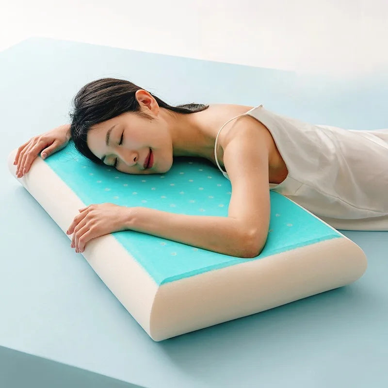 Cooling Memory Foam Contour Neck Pillow