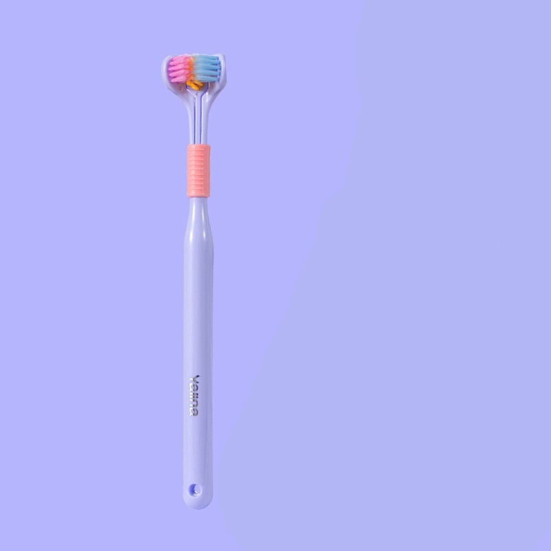 Gentle 3-Sided Toothbrush for Sensitive Teeth