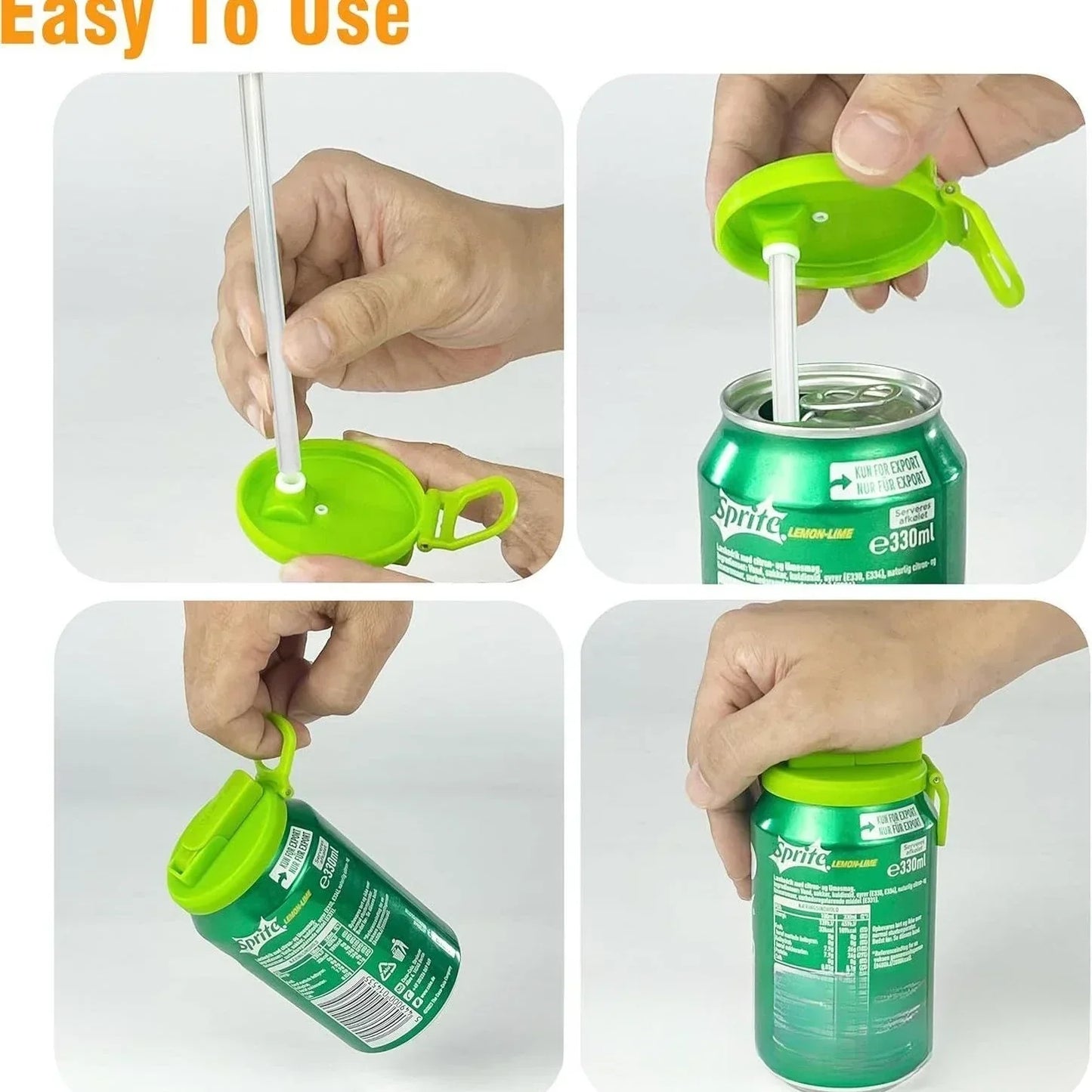 Leakproof Travel Reusable Soda Can Lid Cap