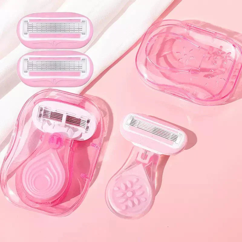 Travel Pink Lady Safety Razor Kit - Yeezlab