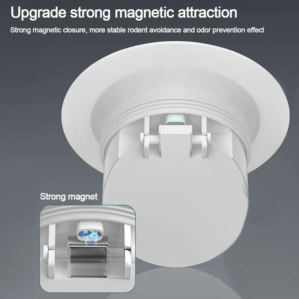 Odor Free Squat Toilet Magnetic Plug Stopper