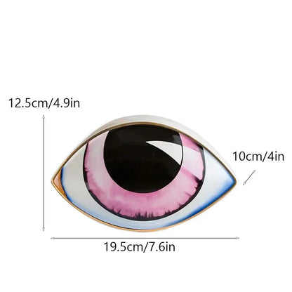 Unique Eye Ceramic Figure Home Decoration