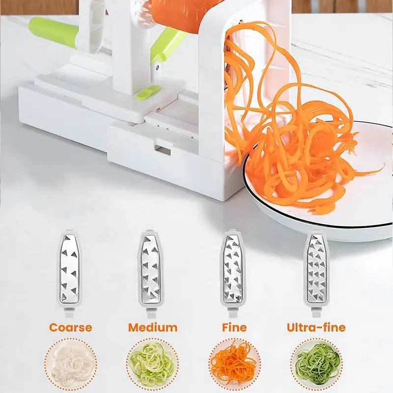 Easy 5-in-1 Veggie Spiralizer & Slicer Set