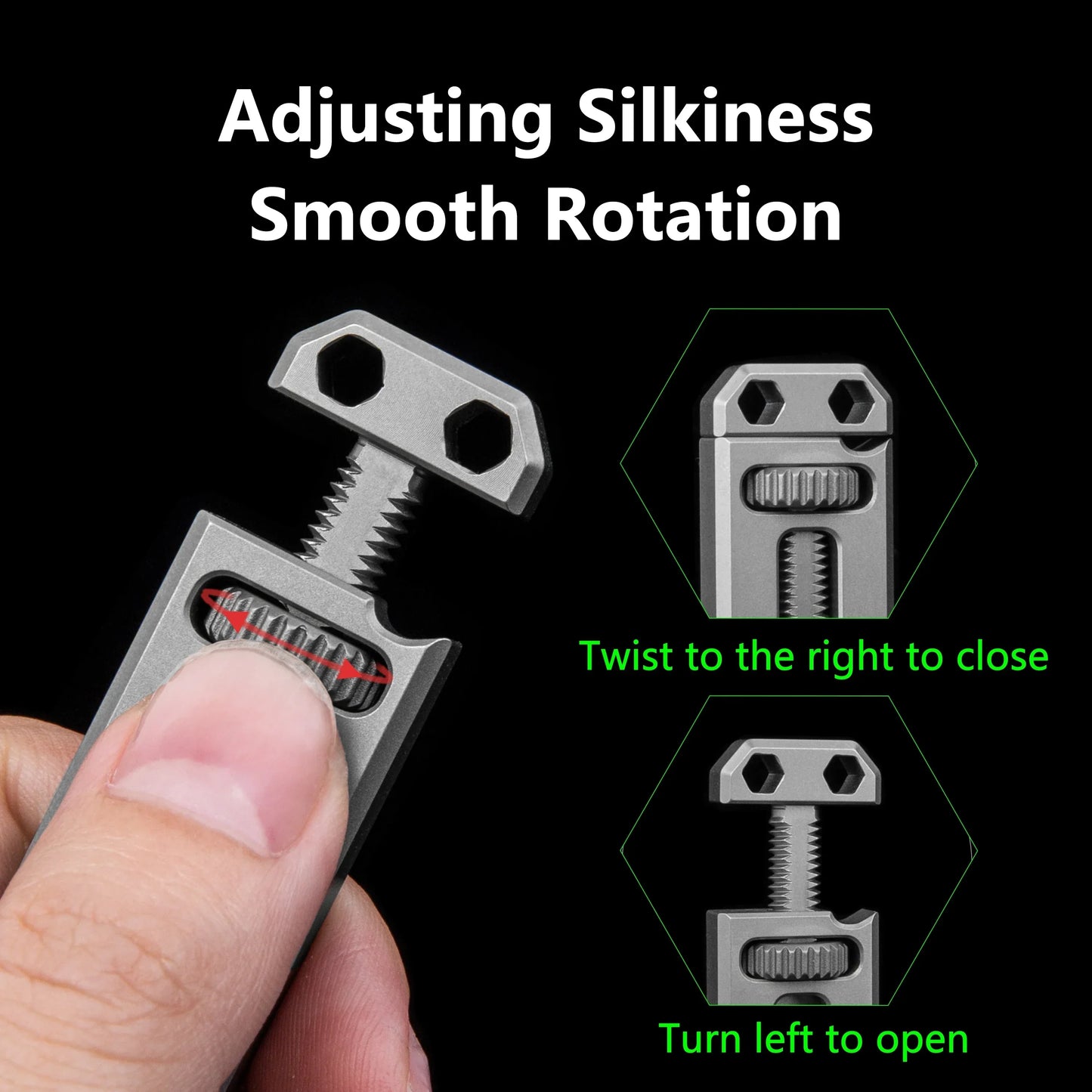 Portable Titanium Camping Pocket Multi Tool