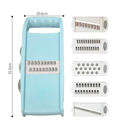 Easy 5-in-1 Manual Vegetable Chopper & Slicer