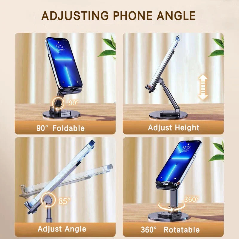 Adjustable Portable Metal Phone Tablet Holder