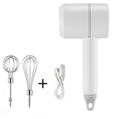 Portable 2 in 1 Electric Milk Frother Mixer