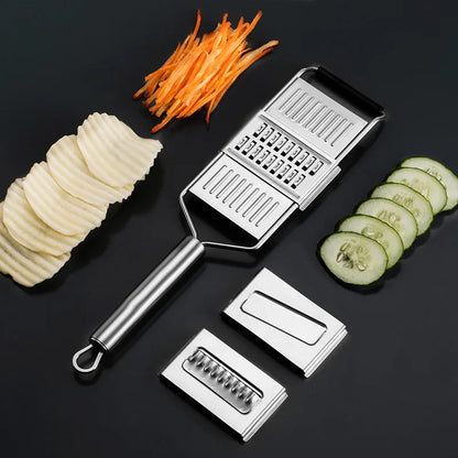 Easy Grip Stainless Steel Veg Grater & Chopper